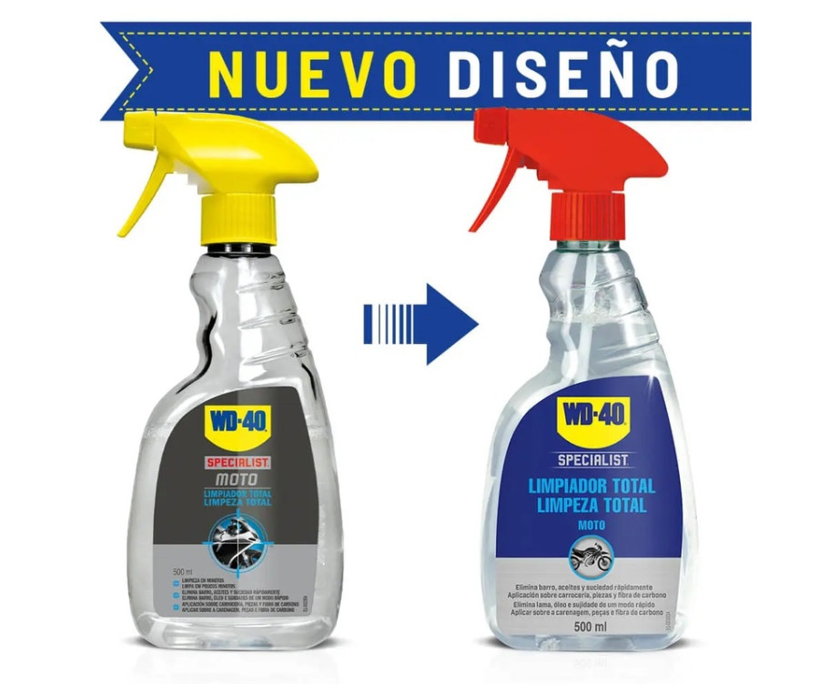 Nettoyant complet WD-40 Specialist Moto - spray 500ml - 1099837