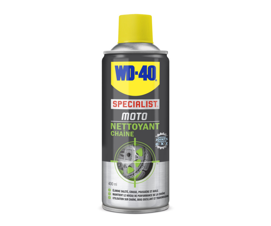 Nettoyant chaîne WD-40 Specialist® Moto - Spray 400 ml - 1099849