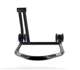 Béquille monobras gauche BIHR Home Track noir mat roues bleu