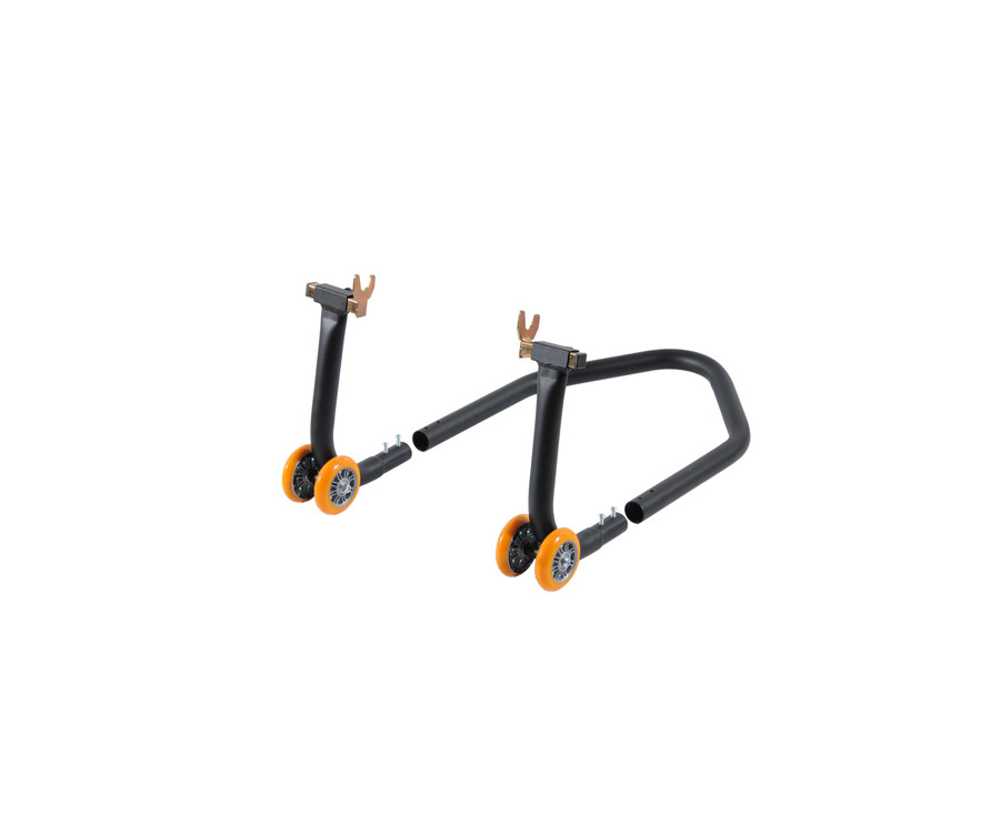 Béquille arrière démontable LIGHTECH (incl. support ''L'' caoutchouc) 4 roues - 1072712