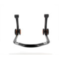 Béquille arrière BIHR Home Track supports en "V" noir mat roues orange Béquille arrière BIHR Home Track supports en "V" noir mat roues orange
