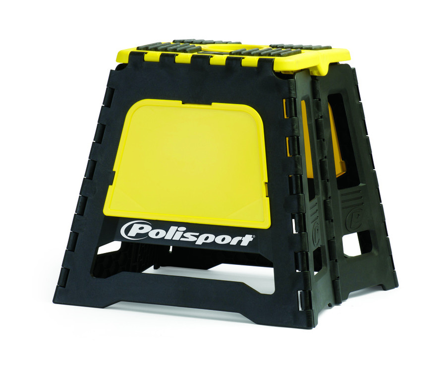 Lève-moto fixe POLISPORT repliable jaune RM/noir - 1088169001
