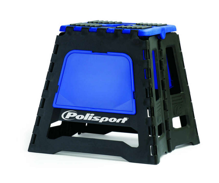 Lève-moto fixe POLISPORT repliable bleu/noir - 1088169003