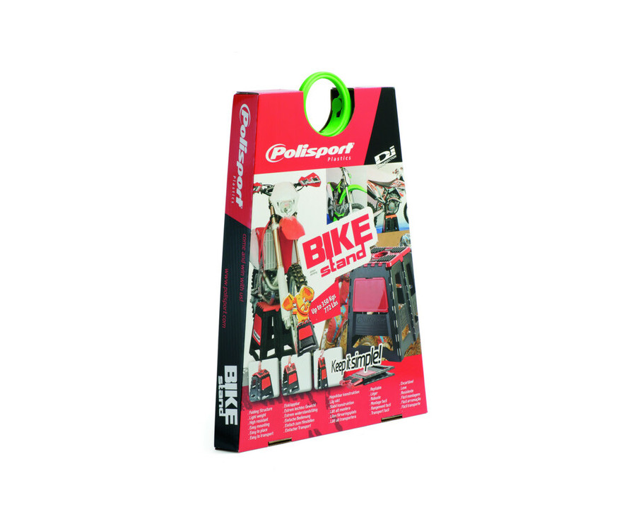 Lève-moto fixe POLISPORT repliable orange/noir - 1088169002