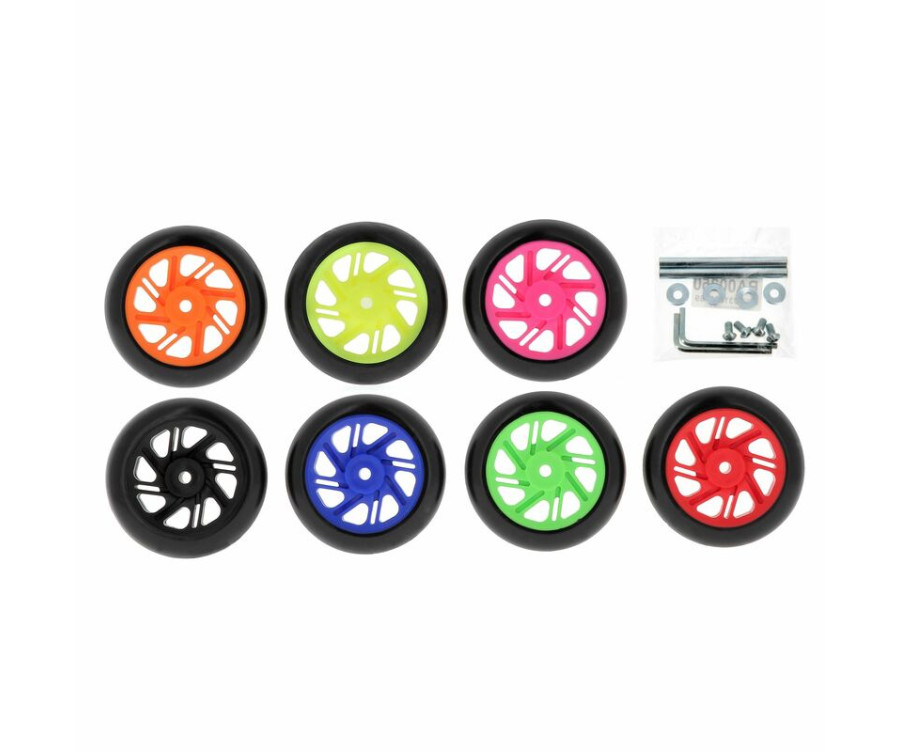 Roues de béquilles BIHR Home Track 4 pièces rose - 1088165007