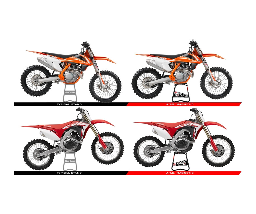 Lève moto RISK RACING A.T.S. inclinaison réglable avec plaque aimantée - 1070734