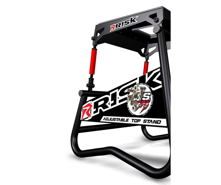 Lève moto RISK RACING A.T.S. inclinaison réglable avec plaque aimantée - 1070734