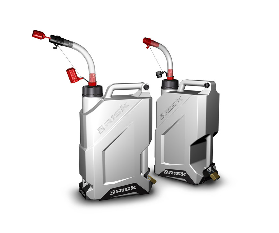 Bidon d'essence RISK EZ3 10L PEHD argent - 1070737