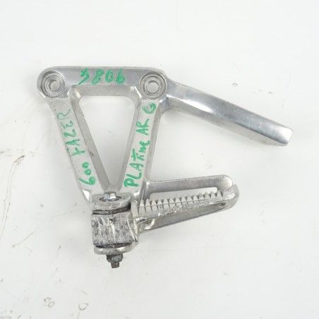 Platine arrière gauche + repose pied Yamaha 600 FAZER 1999 - CTM-9084-010