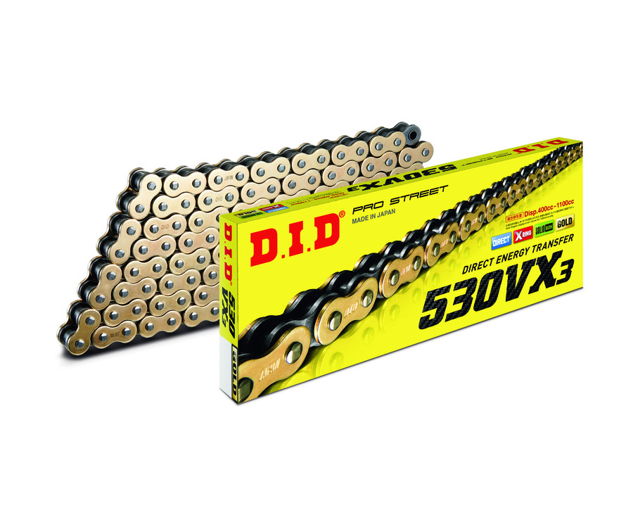 Chaîne de transmission D.I.D 530VX3 X-Ring 530 - 1077328021