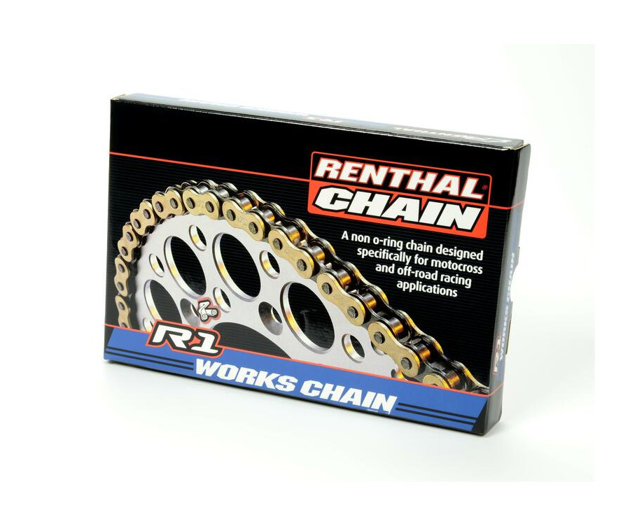 Chaîne de transmission RENTHAL 428 R1 Works 428 Chaîne de transmission RENTHAL 428 R1 Works 428
