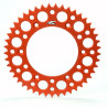 Couronne RENTHAL aluminium Ultra-Light anti-boue 224U - 520 - 1075636002