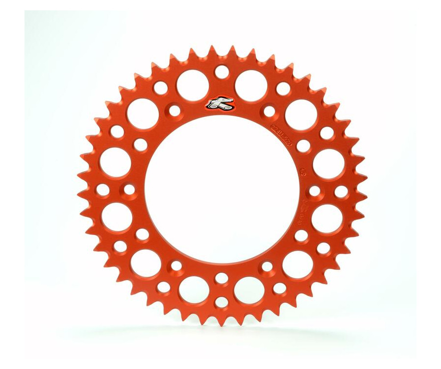 Couronne RENTHAL aluminium Ultra-Light anti-boue 224U - 520 - 1075636004