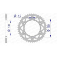 Couronne AFAM aluminium 13323 - 520 Couronne AFAM aluminium 13323 - 520