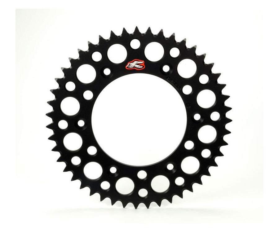 Couronne RENTHAL aluminium Ultra-Light anti-boue 154U - 520 Couronne RENTHAL aluminium Ultra-Light anti-boue 154U - 520