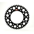 Couronne RENTHAL aluminium Ultra-Light anti-boue 154U - 520 Couronne RENTHAL aluminium Ultra-Light anti-boue 154U - 520