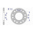 Couronne AFAM aluminium 51609 - 525 Couronne AFAM aluminium 51609 - 525