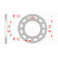Couronne AFAM acier standard 16204 - 520 Couronne AFAM acier standard 16204 - 520