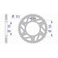 Couronne AFAM aluminium 13814 - 520 Couronne AFAM aluminium 13814 - 520