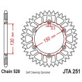 Couronne JT SPROCKETS aluminium ultra-light 251 - 520 Couronne JT SPROCKETS aluminium ultra-light 251 - 520