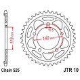 Couronne JT SPROCKETS acier standard 10 - 525 Couronne JT SPROCKETS acier standard 10 - 525