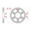 Couronne AFAM acier standard 14902 - 530 Couronne AFAM acier standard 14902 - 530