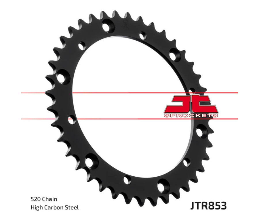 Couronne JT SPROCKETS acier standard 853 - 520 Couronne JT SPROCKETS acier standard 853 - 520