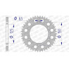Couronne AFAM aluminium Ultra-Light anti-boue 72304 - 520 - 1074735002