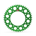 Couronne RENTHAL aluminium Ultra-Light anti-boue 112U - 520 Couronne RENTHAL aluminium Ultra-Light anti-boue 112U - 520