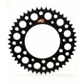 Couronne RENTHAL aluminium Ultra-Light anti-boue 112U - 520 Couronne RENTHAL aluminium Ultra-Light anti-boue 112U - 520