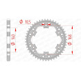 Couronne AFAM acier standard 92635 - 525 Couronne AFAM acier standard 92635 - 525