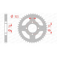 Couronne AFAM acier standard 10229 - 428 Couronne AFAM acier standard 10229 - 428