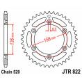 Couronne JT SPROCKETS acier standard 822 - 520 Couronne JT SPROCKETS acier standard 822 - 520