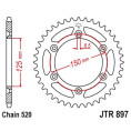 Couronne JT SPROCKETS acier standard 897 - 520 Couronne JT SPROCKETS acier standard 897 - 520