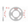 Couronne AFAM acier standard 38200 - 428 - 1074640001