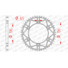 Couronne AFAM acier anti-boue 14206 - 520 - 1074496001