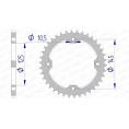 Couronne AFAM aluminium 13407 - 520 Couronne AFAM aluminium 13407 - 520