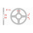 Couronne AFAM acier standard 10221 - 520 Couronne AFAM acier standard 10221 - 520