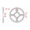 Couronne AFAM acier standard 10221 - 520 - 1074334005