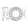 Couronne AFAM aluminium 17404520 Couronne AFAM aluminium 17404520