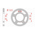 Couronne AFAM acier standard 35800 - 525 Couronne AFAM acier standard 35800 - 525