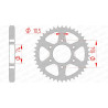 Couronne AFAM acier standard 16401 - 530 - 1074564002