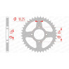 Couronne AFAM acier standard 14310 - 520 - 1074508002
