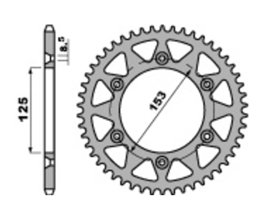 Couronne PBR acier C45 standard 289 - 520 - 1075537003