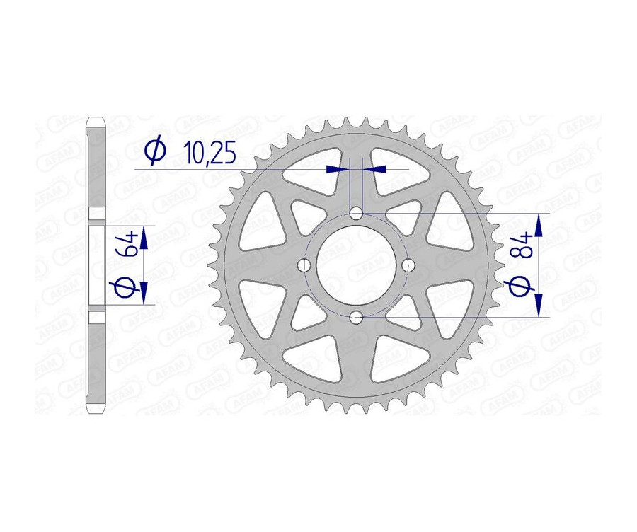 Couronne AFAM aluminium 15310 - 520 - 1074543001