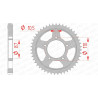 Couronne AFAM acier standard 14601 - 530 - 1074524004