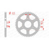 Couronne AFAM acier standard 80104 - 420 - 1074748001