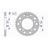 Couronne AFAM aluminium 72801 - 525 - 1074738004