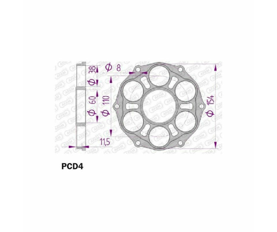 Support de couronne AFAM - Type 51804/51803 - 1047822
