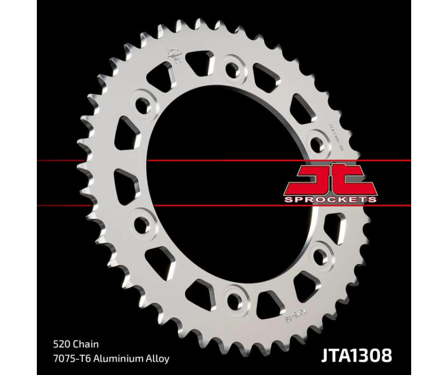 Couronne JT SPROCKETS aluminium ultra-light 1308 - 520 - 1096559002